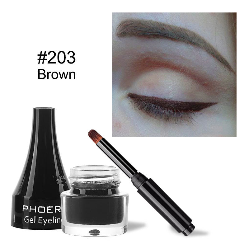 PHOERA Ten-Color Eyeliner – Long-Lasting Precision Liquid Eyeliner Pen, Available in 10 Bold Shades