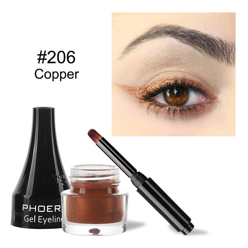 PHOERA Ten-Color Eyeliner – Long-Lasting Precision Liquid Eyeliner Pen, Available in 10 Bold Shades