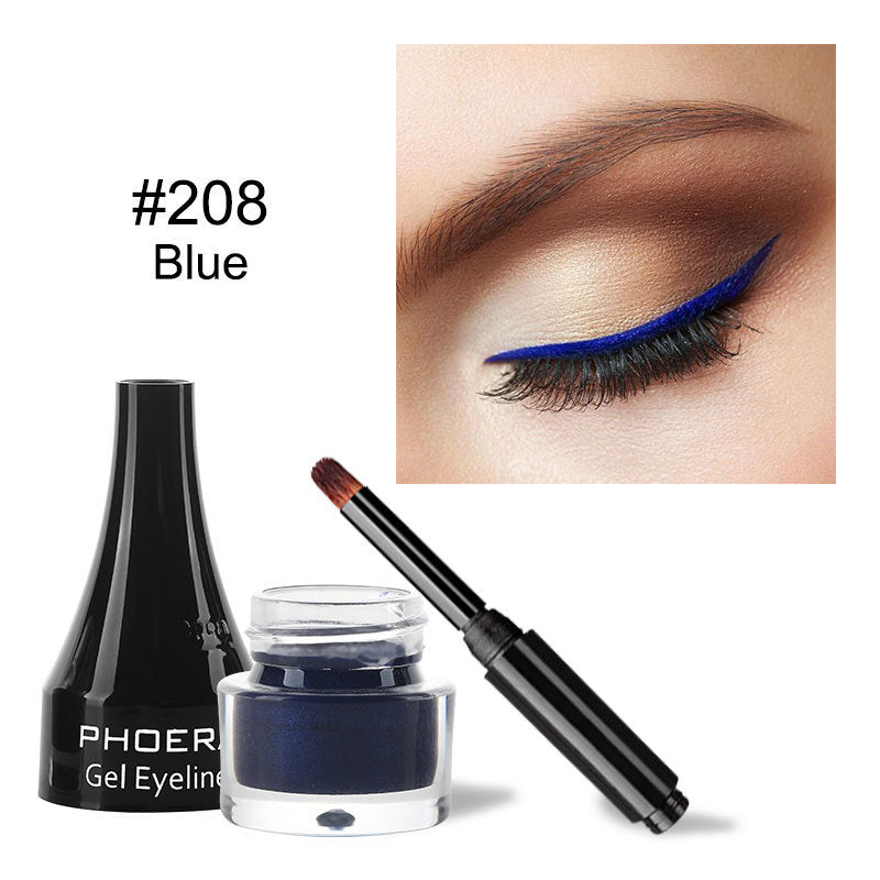 PHOERA Ten-Color Eyeliner – Long-Lasting Precision Liquid Eyeliner Pen, Available in 10 Bold Shades