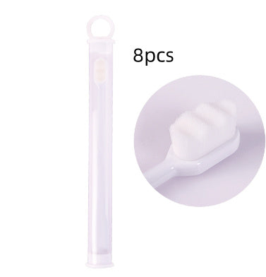 Ultra-Fine Toothbrush – Super Soft Bristle Deep Cleaning Brush for Sensitive Gums, Portable Oral Care Travel Set