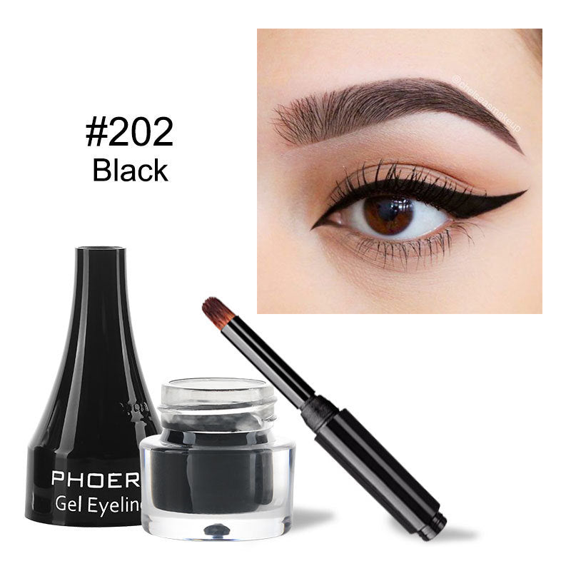 PHOERA Ten-Color Eyeliner – Long-Lasting Precision Liquid Eyeliner Pen, Available in 10 Bold Shades