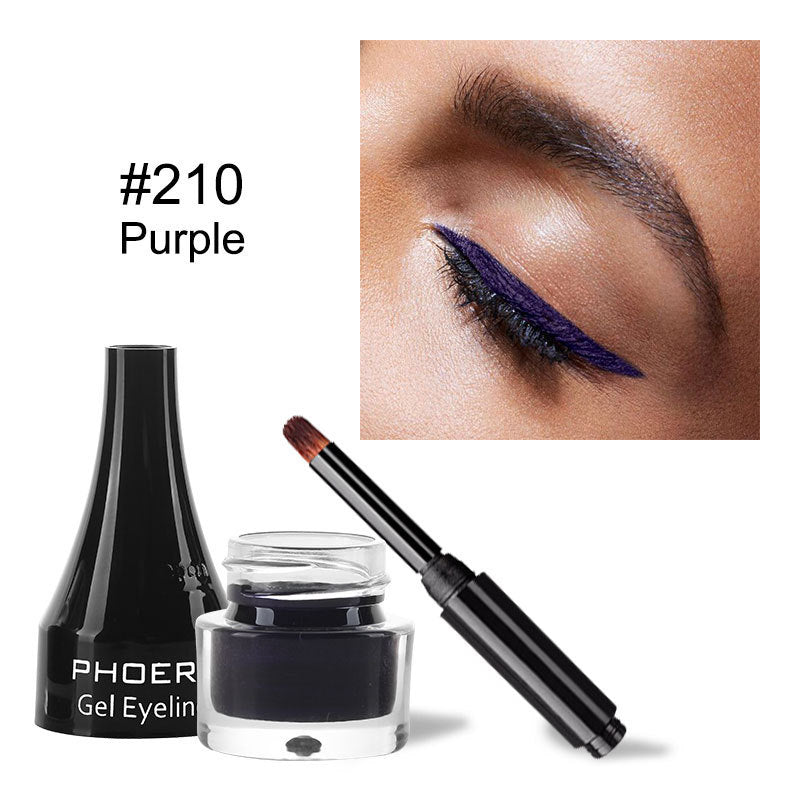 PHOERA Ten-Color Eyeliner – Long-Lasting Precision Liquid Eyeliner Pen, Available in 10 Bold Shades