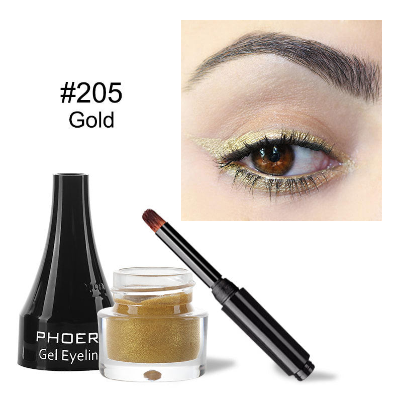 PHOERA Ten-Color Eyeliner – Long-Lasting Precision Liquid Eyeliner Pen, Available in 10 Bold Shades