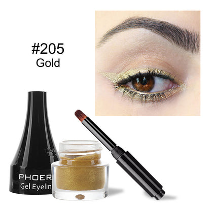 PHOERA Ten-Color Eyeliner – Long-Lasting Precision Liquid Eyeliner Pen, Available in 10 Bold Shades