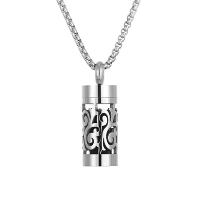 Aromatherapy Stainless Steel Pendant Perfume Diffuser Necklace