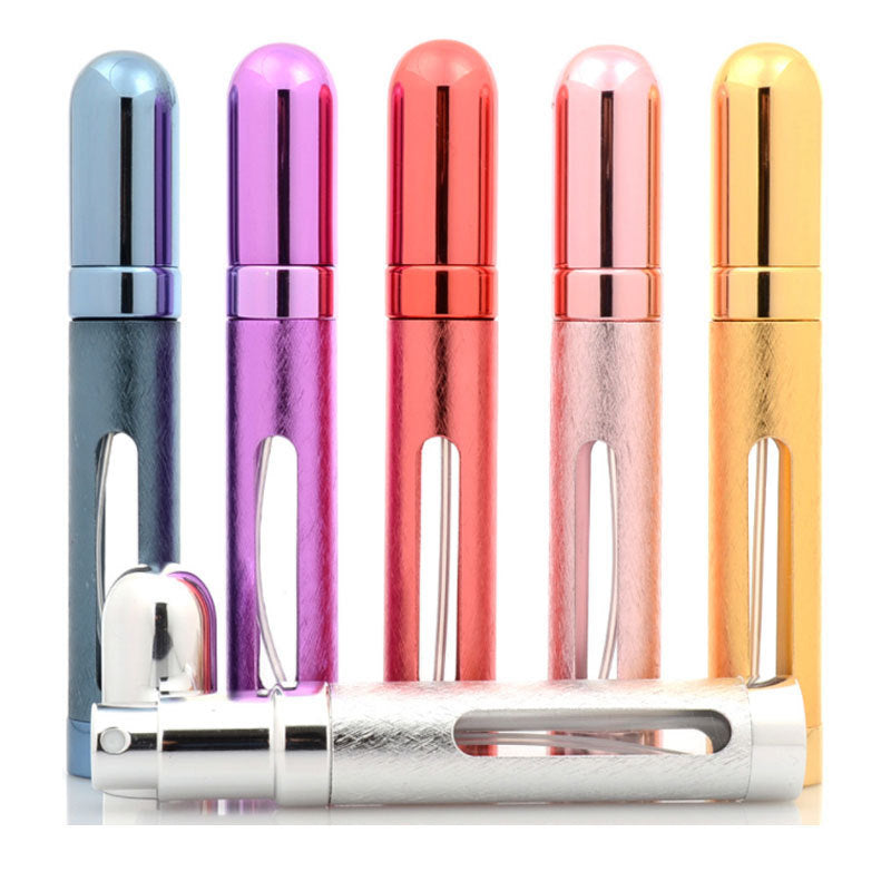 12ml Refillable Portable Perfume Bottle – Bullet-Style Travel Atomizer in 6 Colors, Leak-Proof Spray Container