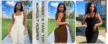 Plus Size Women Workout  Jumpsuit