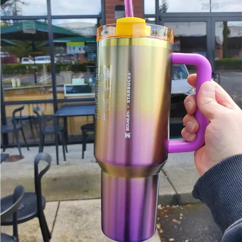 Stanley Quencher H2.0 Tumbler – 40 oz Flowstate Travel Cup with Handle & Straw