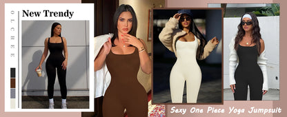 Plus Size Women Workout  Jumpsuit