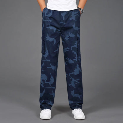 100% Cotton Elastic Comfortable Trousers Men Plus Size 5XL