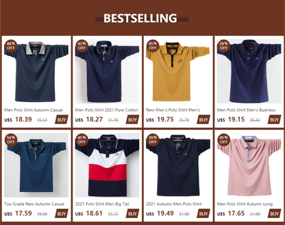 Cotton Polo Shirt Men