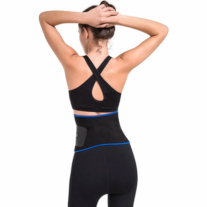 Unisex Neoprene Waist Trimmer Belt – Adjustable Sweat Wrap for Tummy Control, Fat Burn & Back Support | Body Shaper for Men & Women