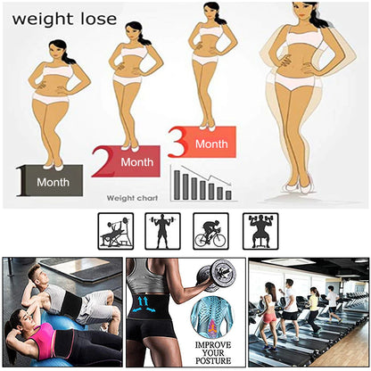 Unisex Neoprene Waist Trimmer Belt – Adjustable Sweat Wrap for Tummy Control, Fat Burn & Back Support | Body Shaper for Men & Women