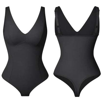 Women's Slim Full Body Shaper With Built-in Bra Shapewear Tummy Control Tops Waist Trainer Corset Bodysuits