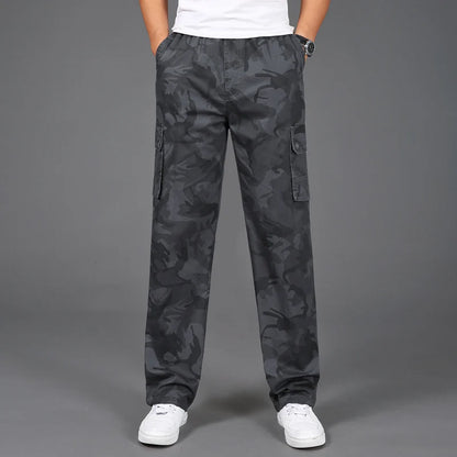 100% Cotton Elastic Comfortable Trousers Men Plus Size 5XL