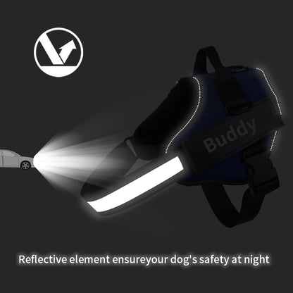 Personalized No-Pull Dog Harness – Reflective, Adjustable, & Choke-Free