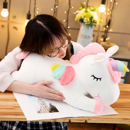 Giant Unicorn Plush Toy – Soft, Magical & Cuddle-Ready (25–100CM)