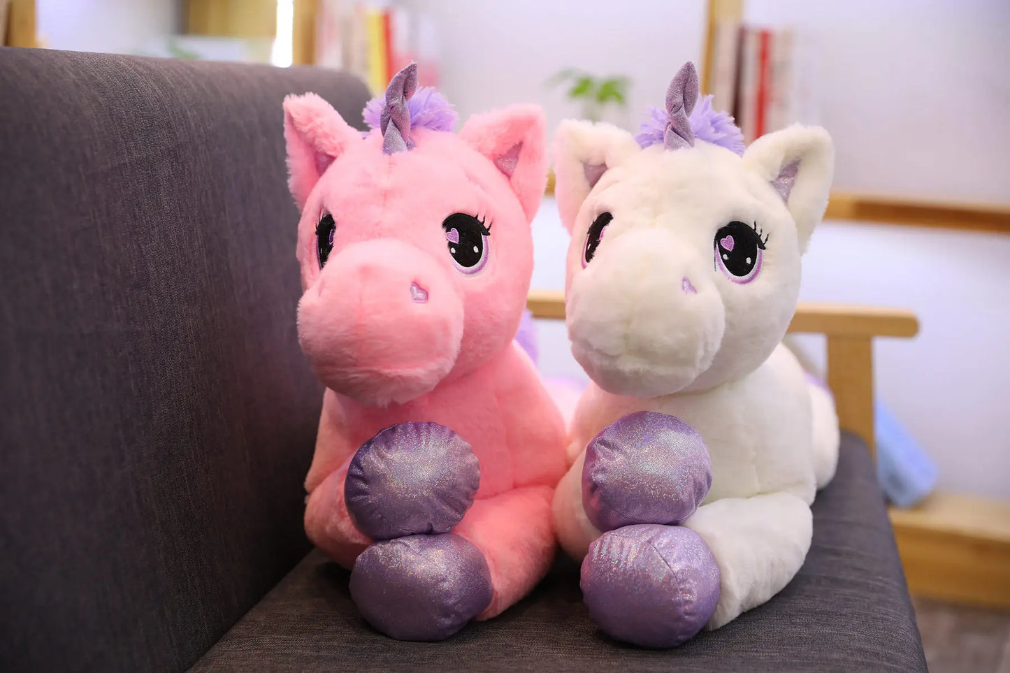Giant Unicorn Plush Toy – Soft, Magical & Cuddle-Ready (25–100CM)