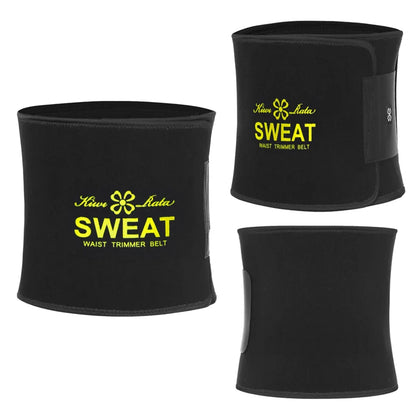 Unisex Neoprene Waist Trimmer Belt – Adjustable Sweat Wrap for Tummy Control, Fat Burn & Back Support | Body Shaper for Men & Women