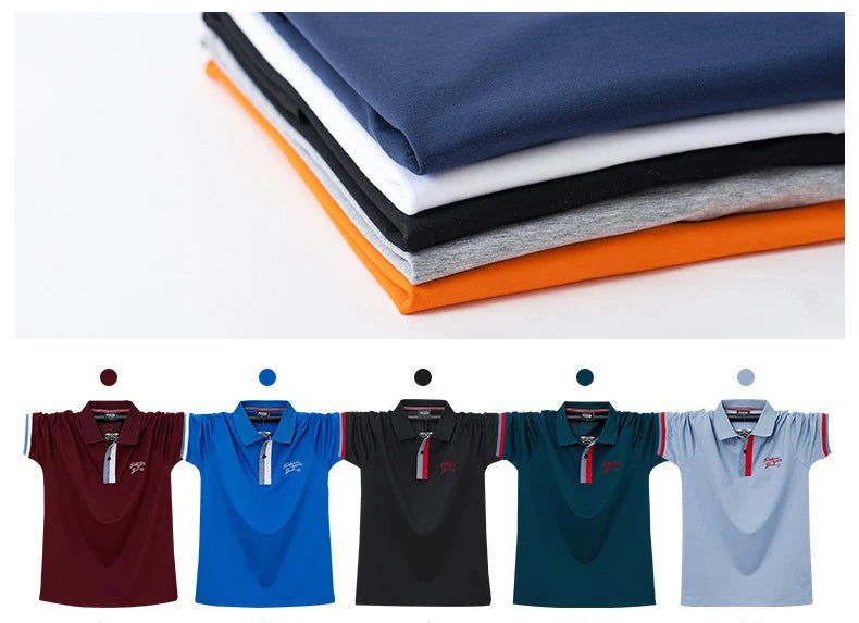 Cotton Polo Shirt Men