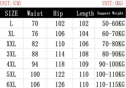 100% Cotton Elastic Comfortable Trousers Men Plus Size 5XL