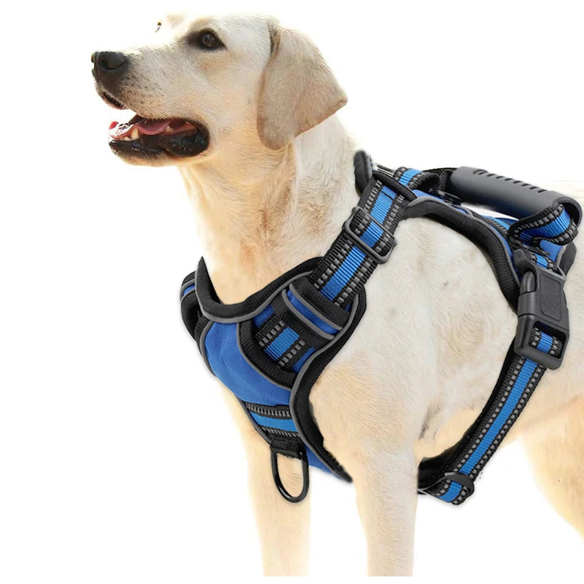 Dog Harness No Pull Breathable Reflective Vest with Handle