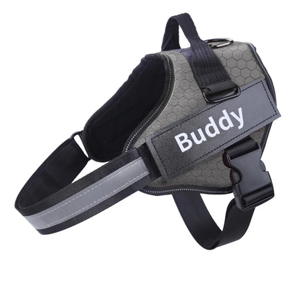 Personalized No-Pull Dog Harness – Reflective, Adjustable, & Choke-Free