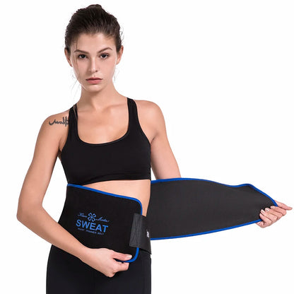 Unisex Neoprene Waist Trimmer Belt – Adjustable Sweat Wrap for Tummy Control, Fat Burn & Back Support | Body Shaper for Men & Women