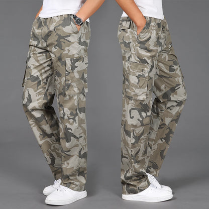 100% Cotton Elastic Comfortable Trousers Men Plus Size 5XL