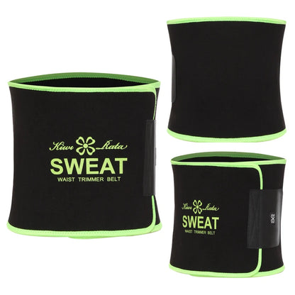 Unisex Neoprene Waist Trimmer Belt – Adjustable Sweat Wrap for Tummy Control, Fat Burn & Back Support | Body Shaper for Men & Women