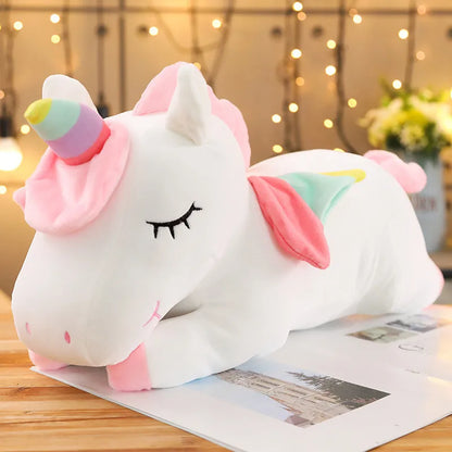 Giant Unicorn Plush Toy – Soft, Magical & Cuddle-Ready (25–100CM)