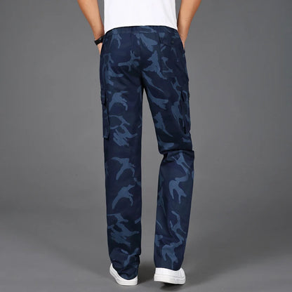 100% Cotton Elastic Comfortable Trousers Men Plus Size 5XL