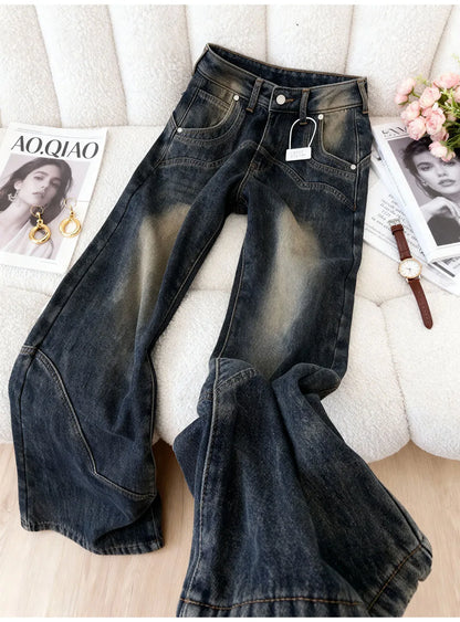 Dark Wash Denim Pants