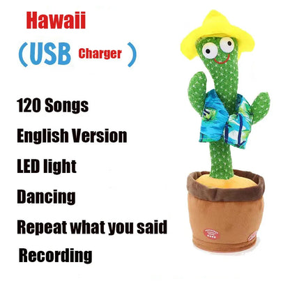 Dancing Cactus Talking Cactus Baby Toys