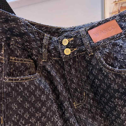 Black Denim Pants