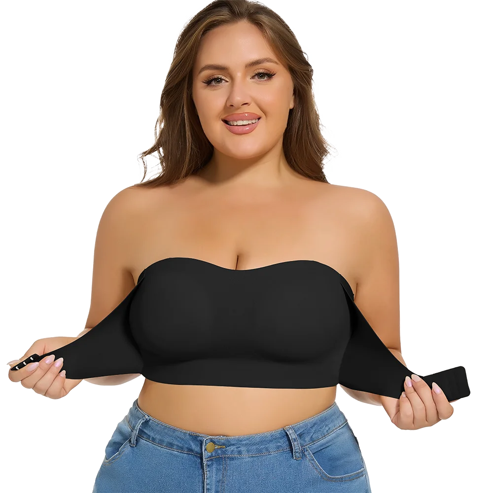 XL-4XL Women's Sexy Push-up Bra Wireless