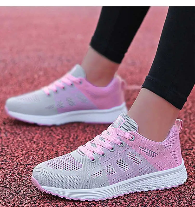 Women Sneakers Mix Color Gym Shoes