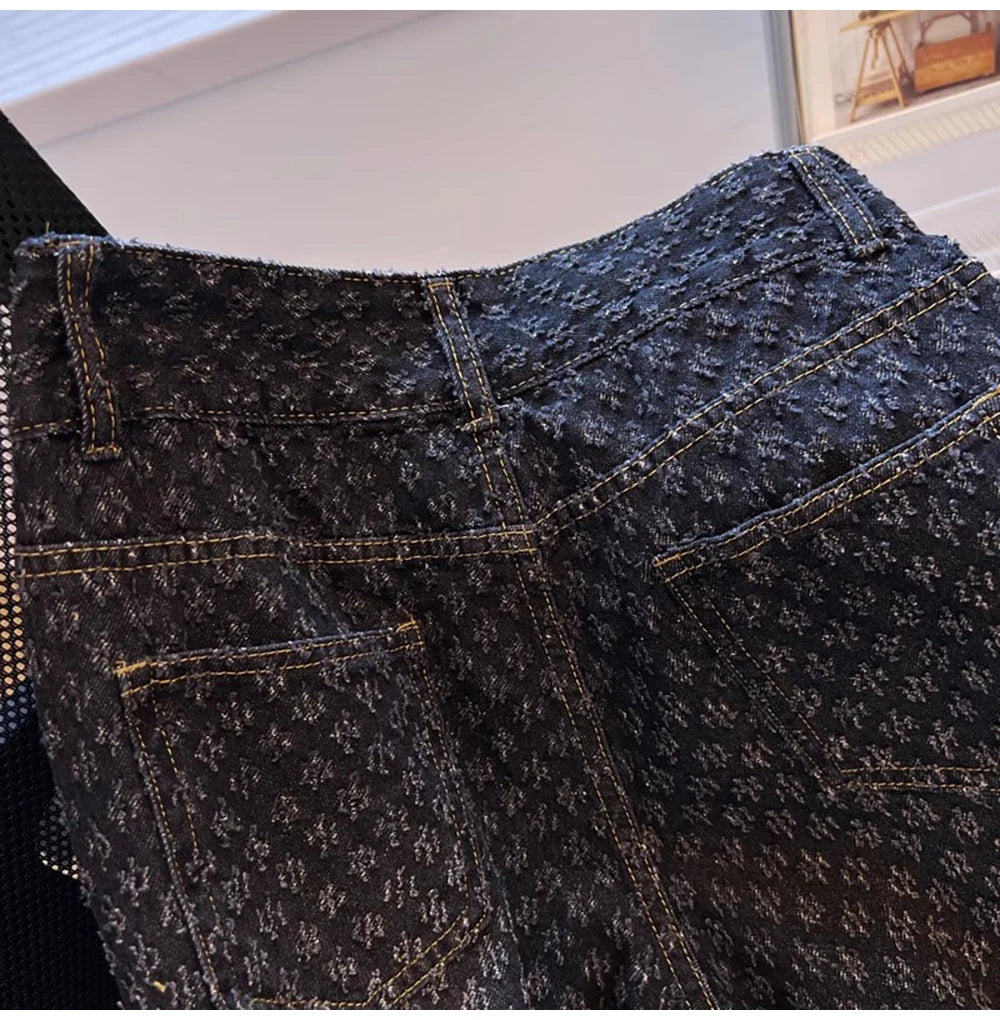 Black Denim Pants