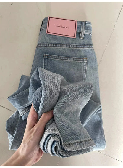 S-5XL Size Light Blue Jeans
