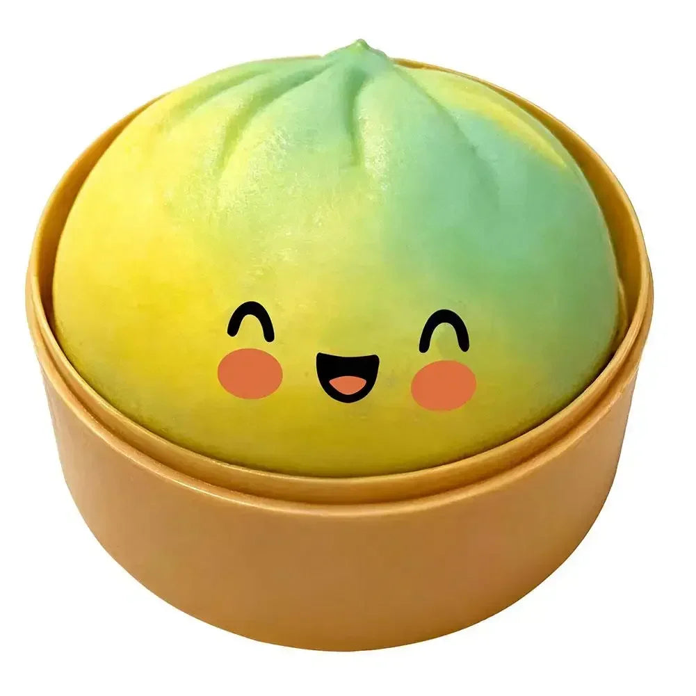 1pcs Party Time Realistic Steamed Bun Squeeze Toy