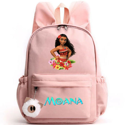 Disney Moana Backpack – Stylish & Practical with Playful Rabbit Ears for Kids and Teens