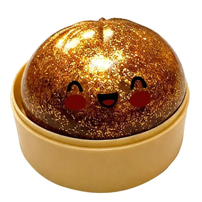 1pcs Party Time Realistic Steamed Bun Squeeze Toy