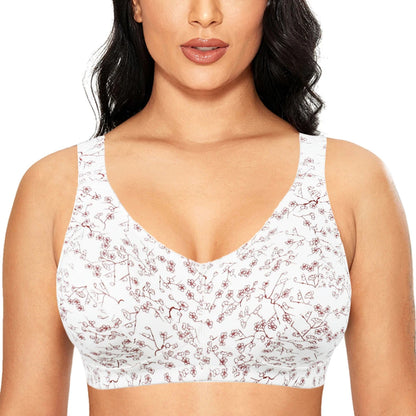 Plus Size Bra For Women Wireless Full Coverage