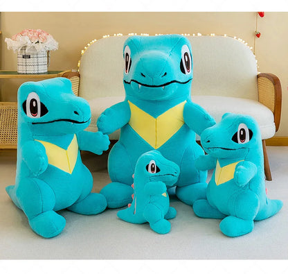 45cm Pokemon Small Saw Alligator Plush Toy Cute Cartoon Soft Stuffed Animal Pokemon Crocodile Doll Children's Doll Birthday Gift