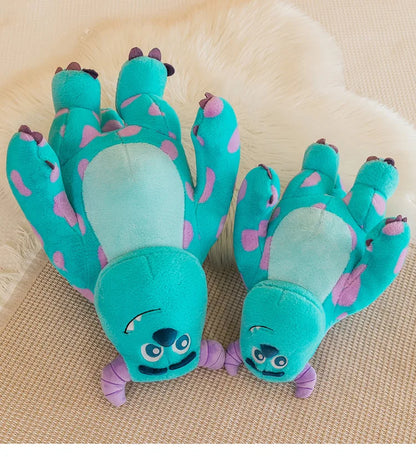 45cm New Rabbit Hair Blue Monster Plush Toys Boy Blue Monster Plushies Toy Children's Dolls Sleep Pillow Girl Doll for Kids Gift