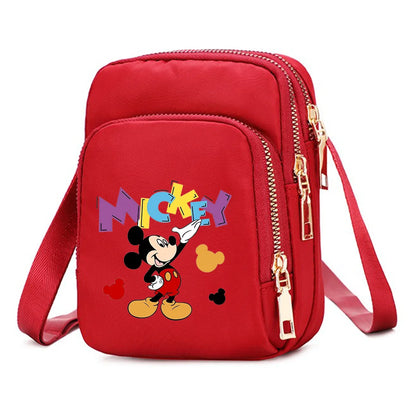 Mickey & Minnie Mouse Women’s Shoulder Bag – Crossbody Cell Phone Purse