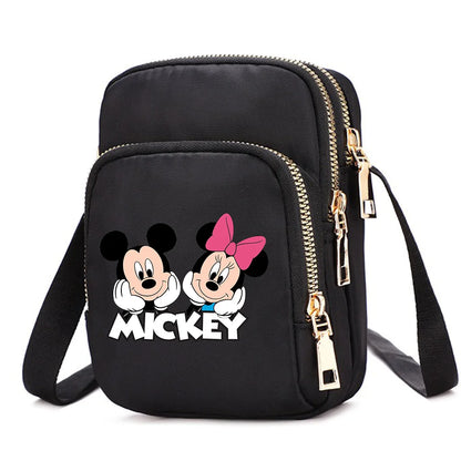 Mickey & Minnie Mouse Women’s Shoulder Bag – Crossbody Cell Phone Purse
