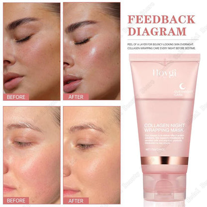 Collagen Night Mask – Korean Wrapping Gel for Moisture, Firmness & Radiant Skin (75ml)