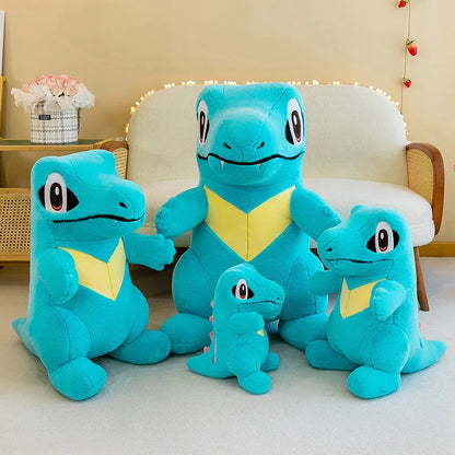 45cm Pokemon Small Saw Alligator Plush Toy Cute Cartoon Soft Stuffed Animal Pokemon Crocodile Doll Children's Doll Birthday Gift