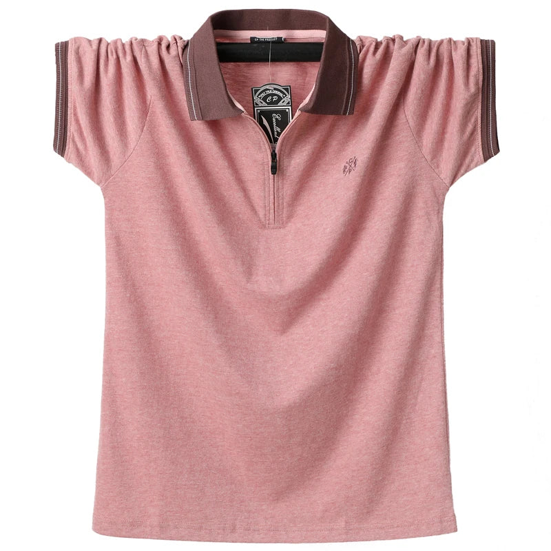Men Casual Breathable Turn-down Collar